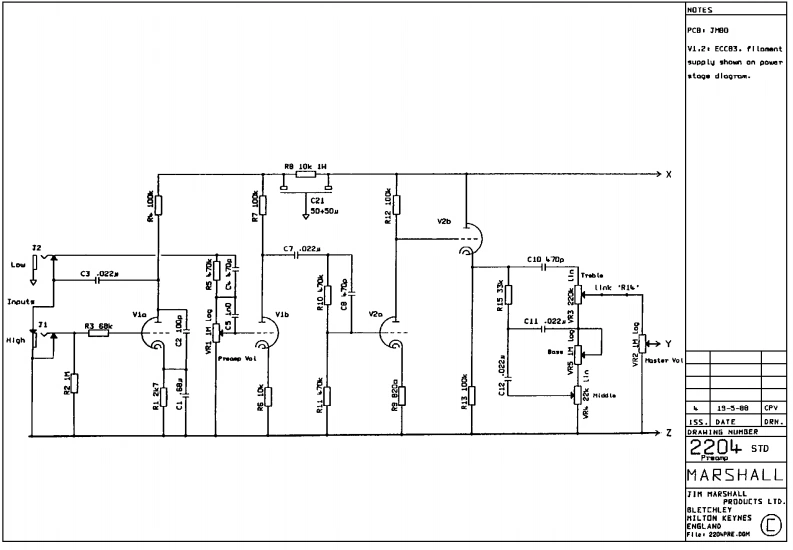 Marshall-JCM800-Lead-Mstvol-50W-2204-Schematic
