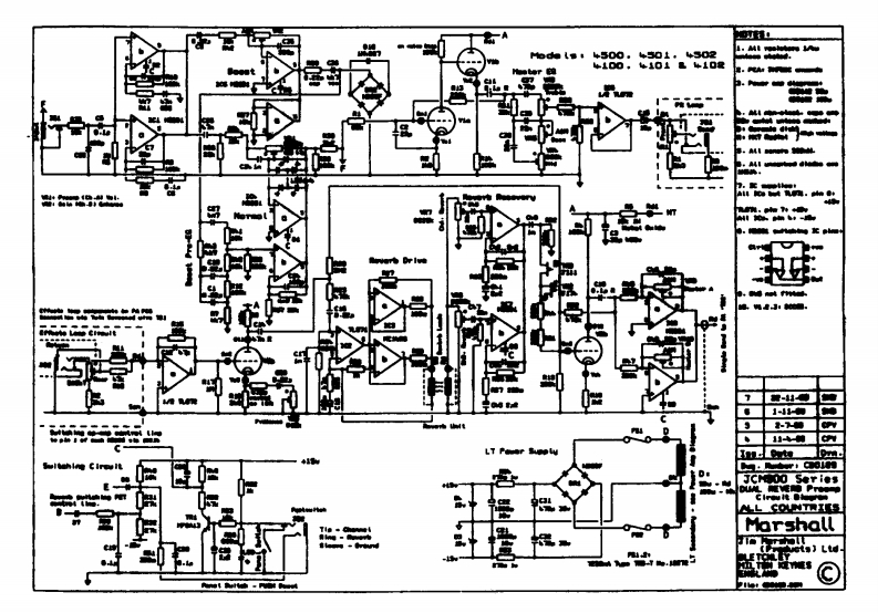 Marshall-JCM900-Dualrev-100W-4100-Schematic