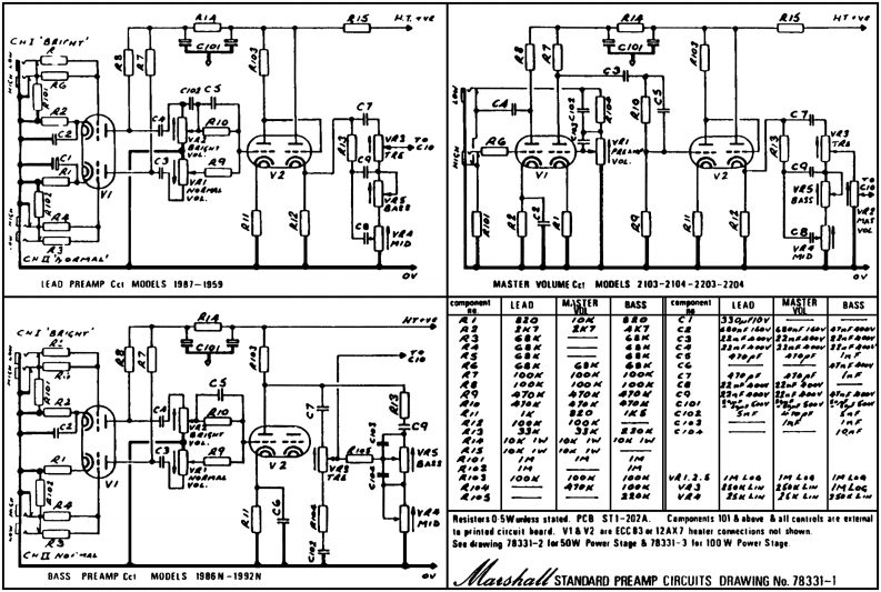 Marshall-JMP-Lead-50W-100W-Schematic