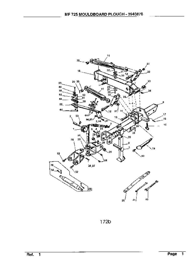 Massey-Ferguson-MF-725-Tractor-零部件手册-PDF