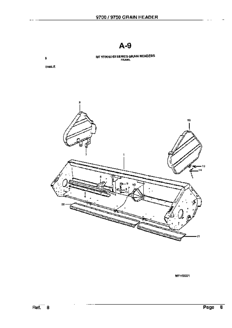 Massey-Ferguson-MF-9700-9750-Combine-零部件手册-PDF