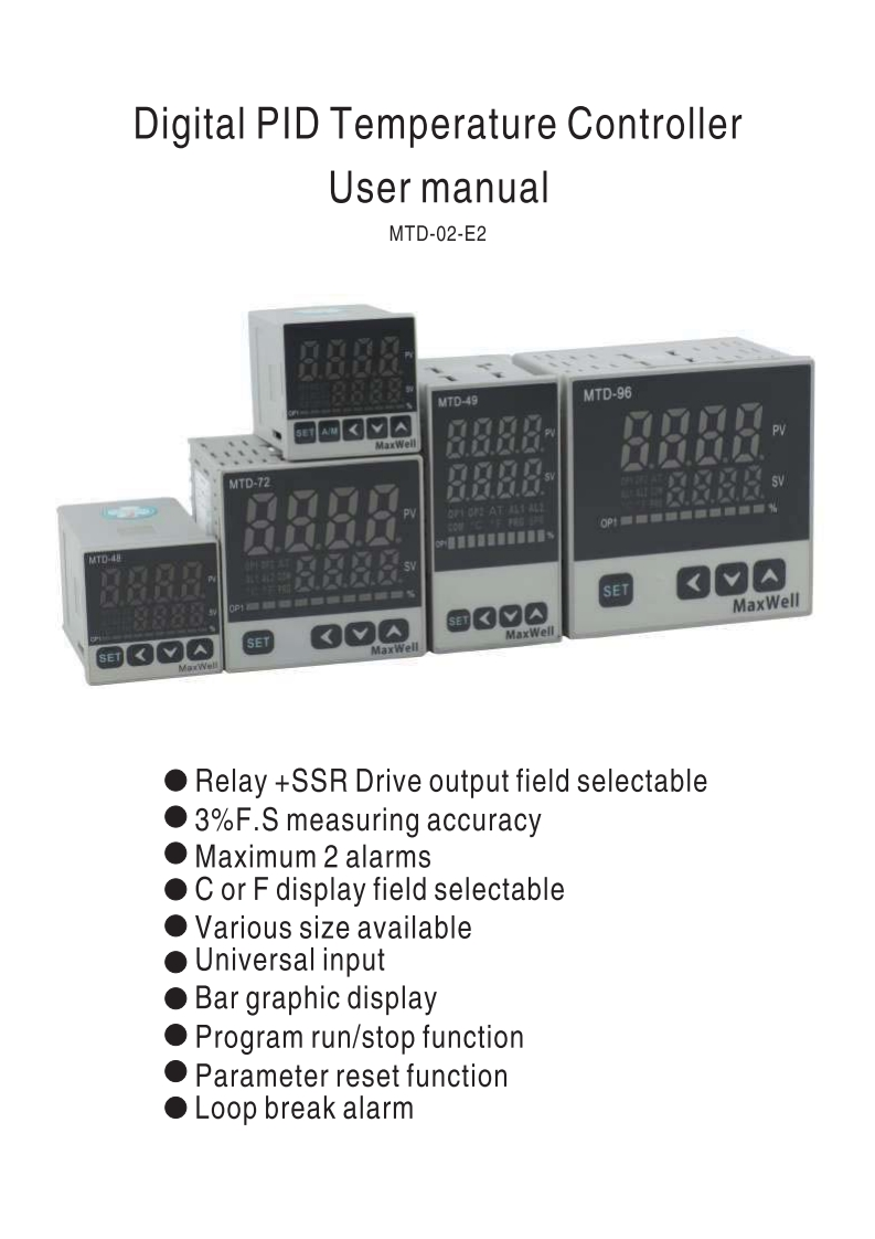 Maxwell-Usermanual(MTDControllerVersion561)使用说明书手册