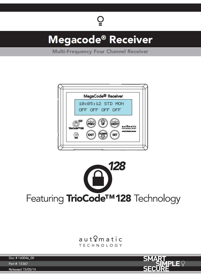 Mega-Code-Receiver-操作说明书手册-TC-128