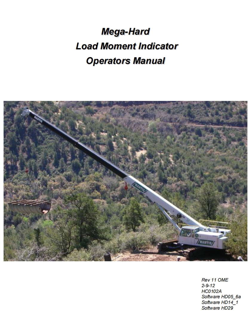 MegaHard-Mantis-HC102A-CSI-3B6-操作说明书手册