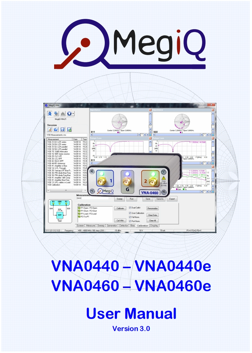MegiQ_VNA0440-VNA0460_操作说明书手册_V3.0
