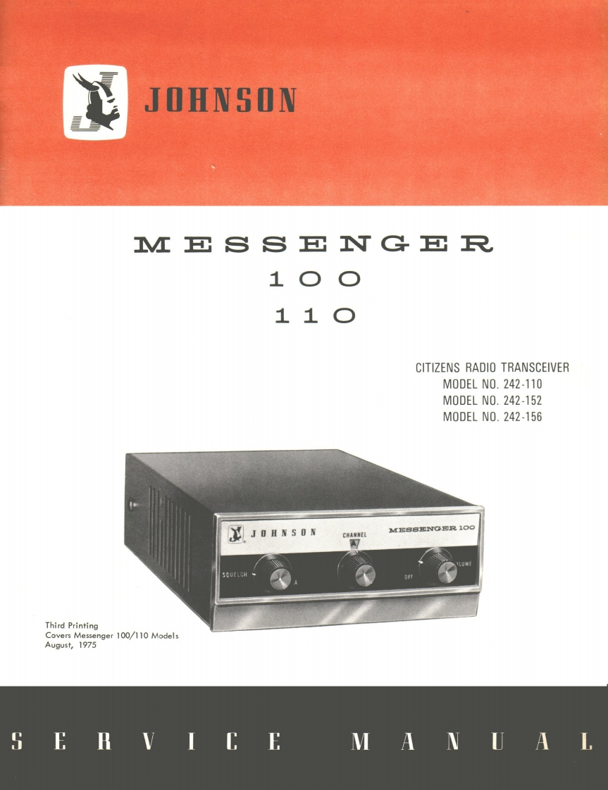 Messenger-100_110_Service_Manual维修手册含电器原理图