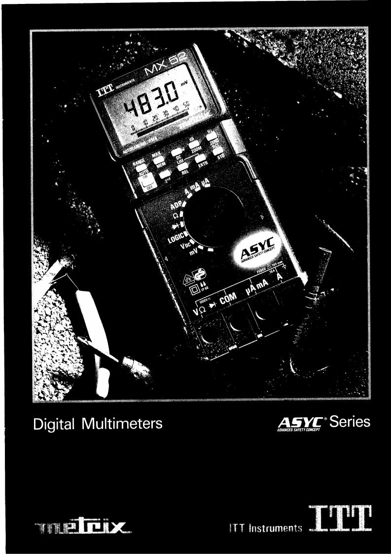 Metrix-MX52-User-Manual操作说明书手册新质力文库 - 聚焦新质生产力发展的数字化知识库_行业洞察 / 理论成果 / 实践指南免费下载新质力文库