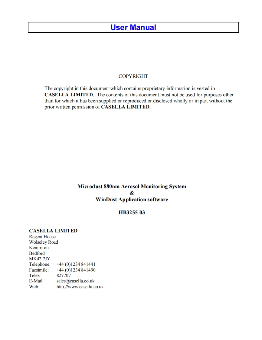 Microdust-880-IS-real-time-dust-monitor_手册说明书指南