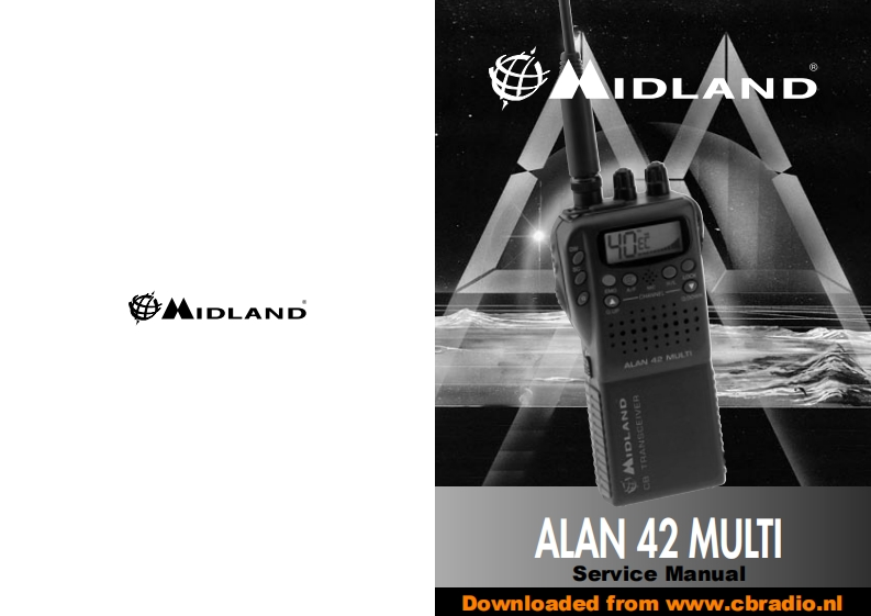 Midland-Alan_42_Multi维修说明书手册含电气原理图