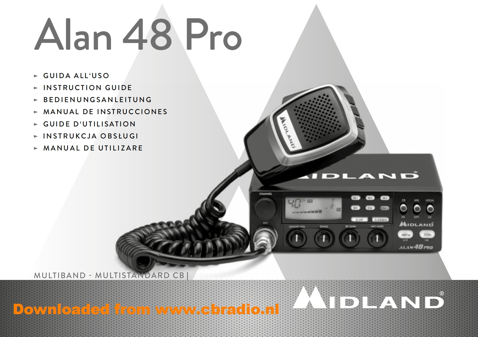Midland-Alan_48_PRO_ENG操作说明书手册