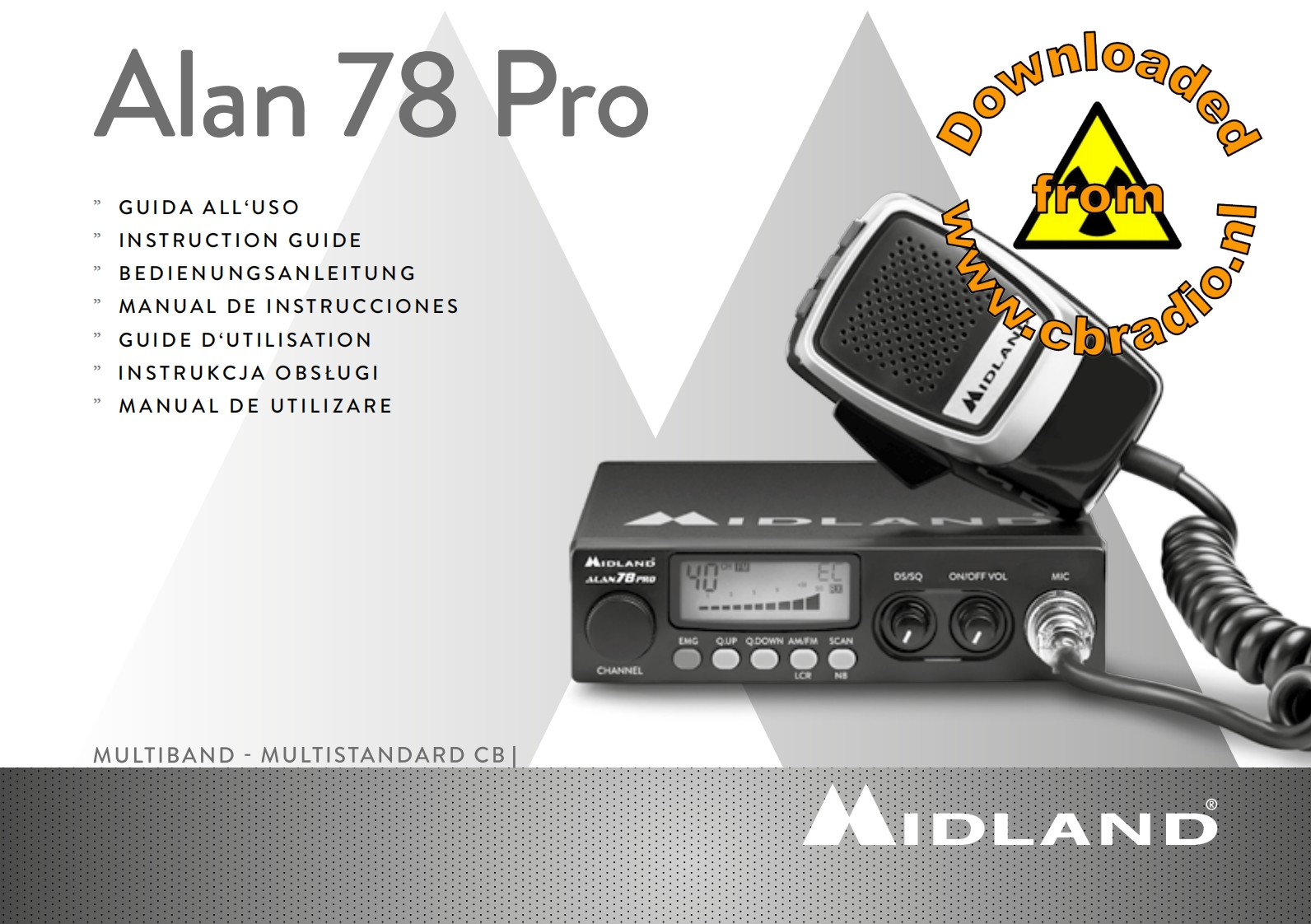 Midland-Alan_78PRO_使用说明书手册_FR_DE_ITA_PL