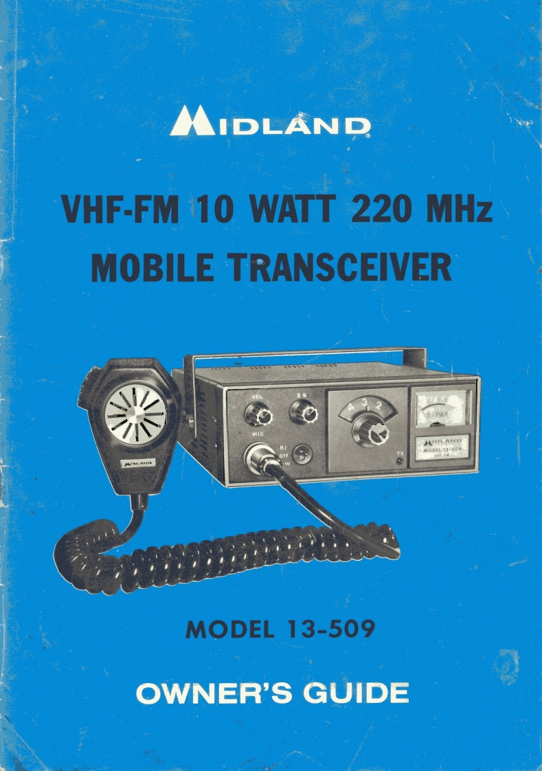 Midland_13-509_-_Clegg_FM-76_使用说明书手册