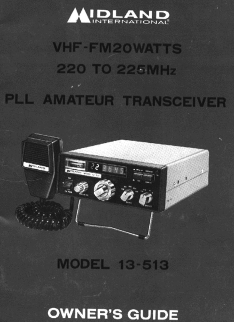 Midland_13-513_(Owners_Manual操作说明书手册)