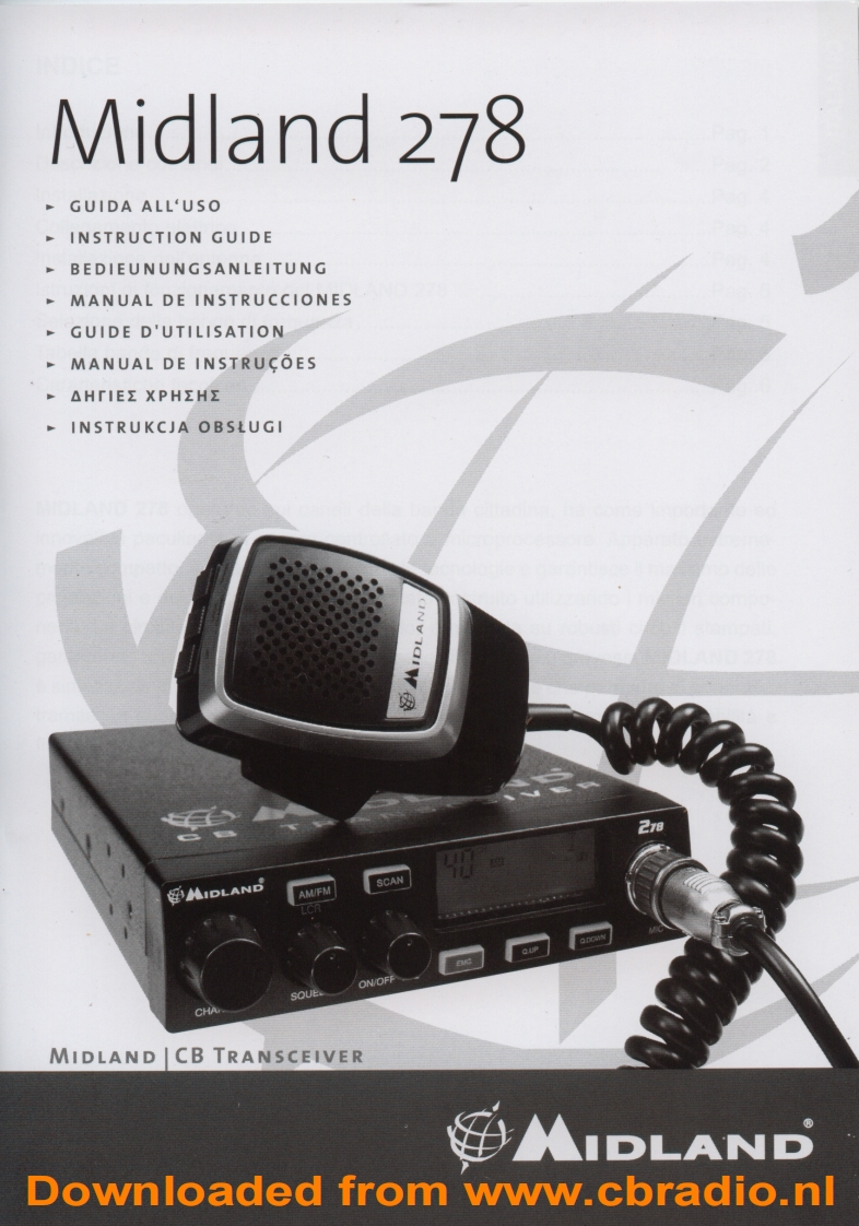 Midland_278_使用说明书手册