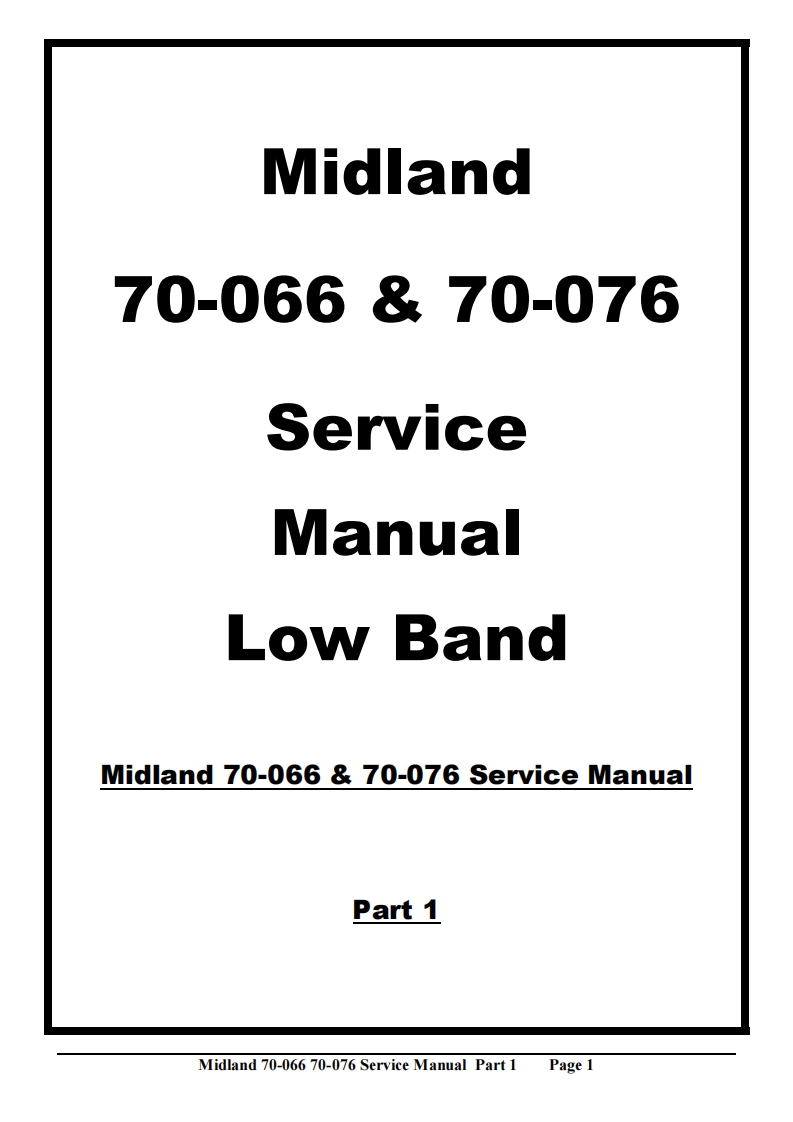 Midland_70-066_70-076_维修说明书手册