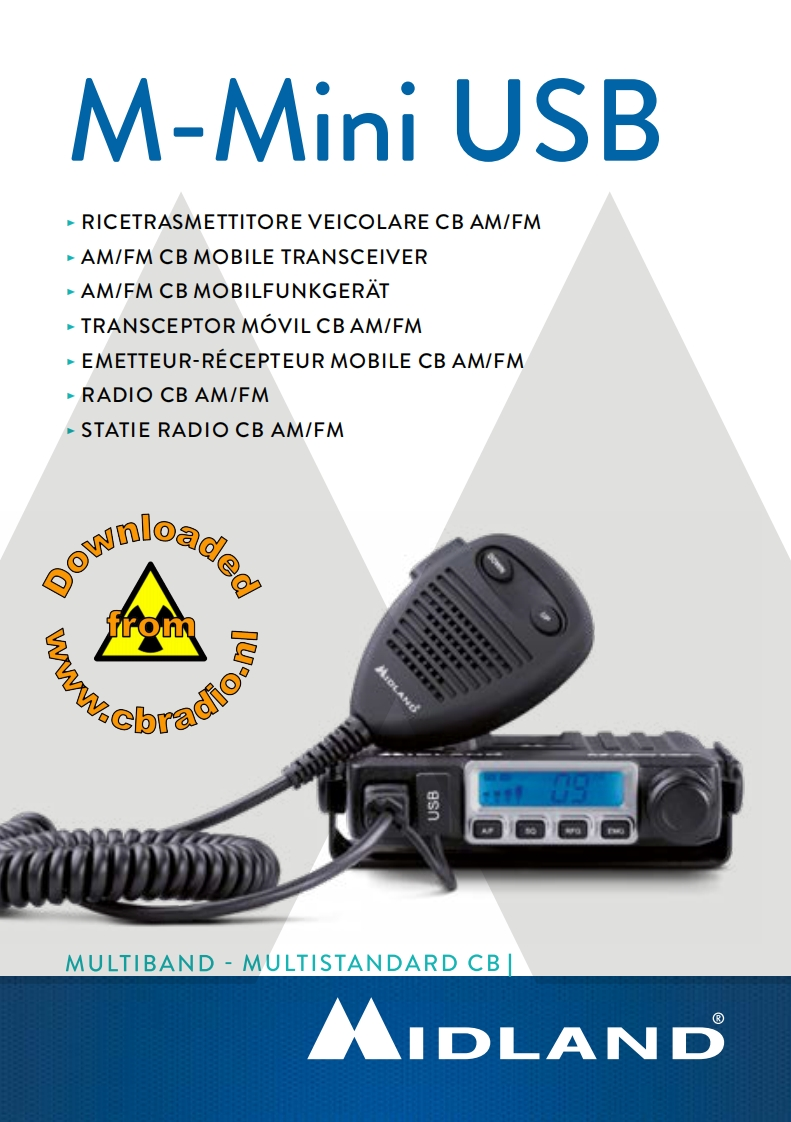 Midland_M-Mini_USB_ENG_DE_FR_ESP_ITA_PL_RO操作说明书手册