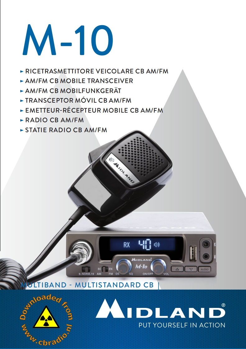Midland_M10_ENG_DE_ITA_PO_RO_ESP操作说明书手册