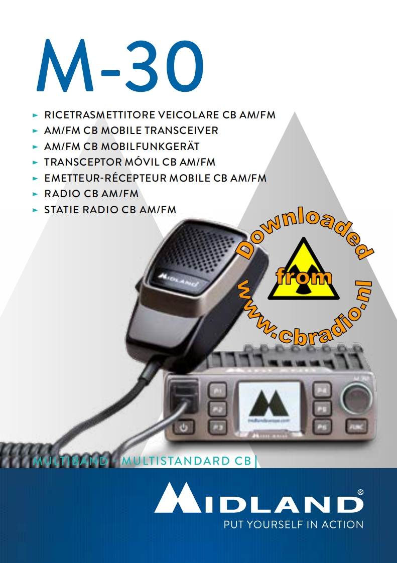 Midland_M30_ENG_ITA_DE_ESP_PL_R操作说明书手册