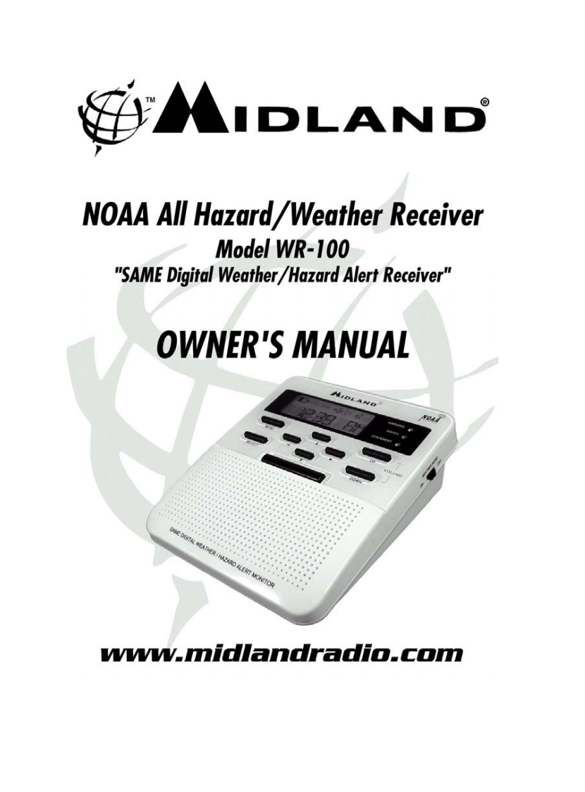 Midland_WR-100_(Owners_Manual操作说明书手册)