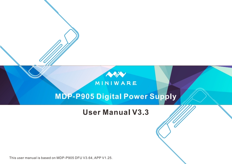 Miniware_MDP-P905_操作说明书手册_V3.3