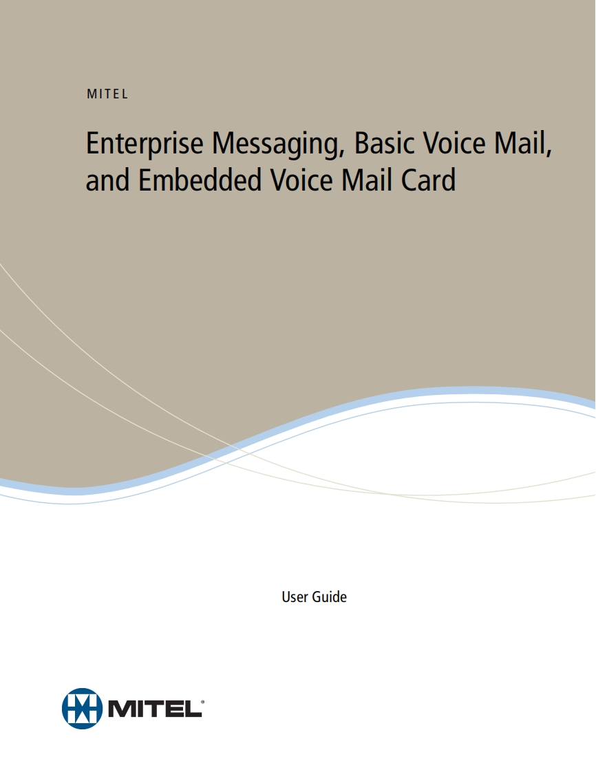 MitelVoice_Mail_操作说明书手册