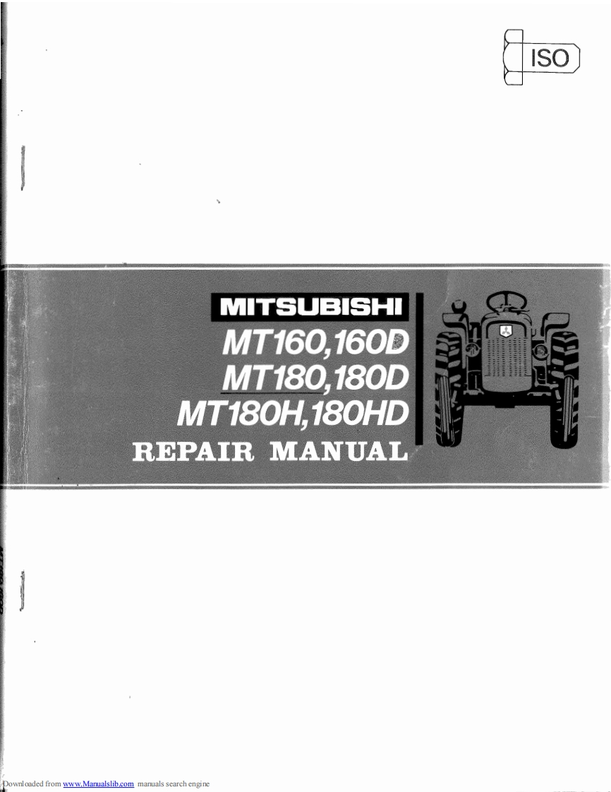 Mitsubishi-MT180HD-Repair-Manual维修手册