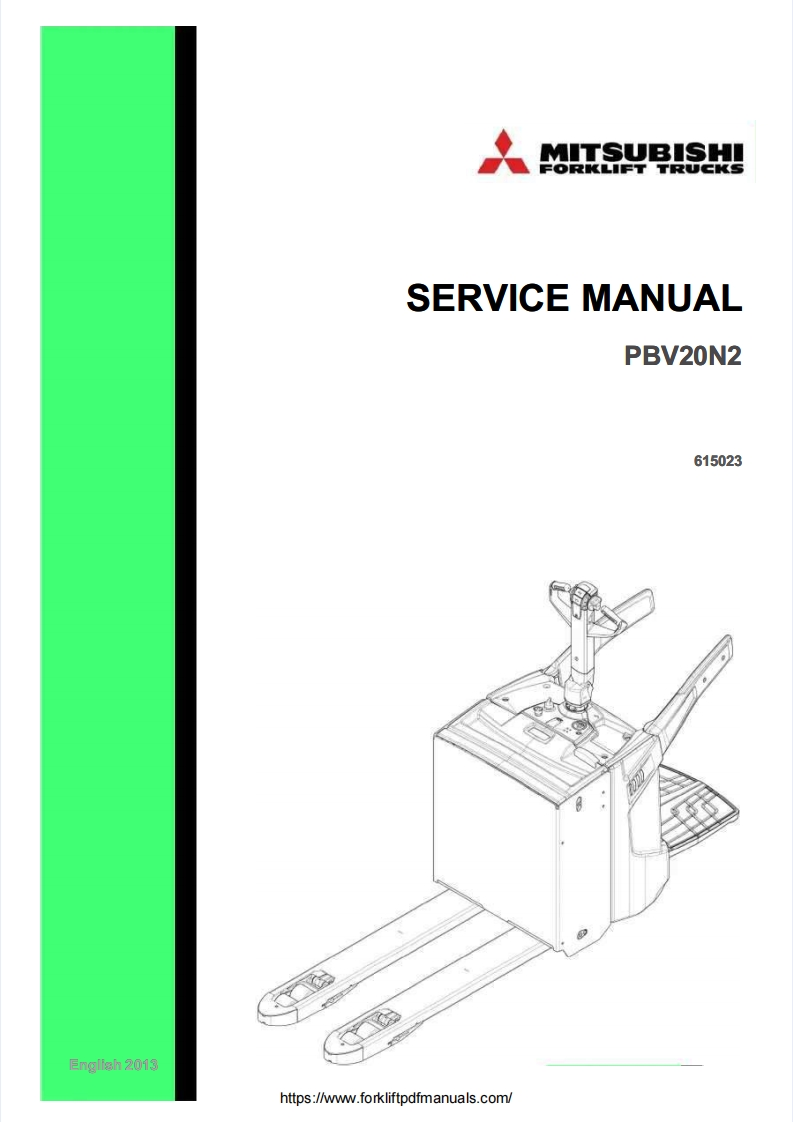Mitsubishi-PBV20N2-Lift-Truck-维修维护手册-PDF