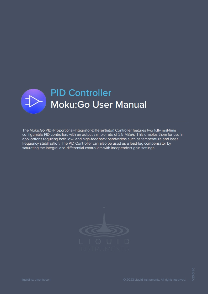 MokuGo_使用说明书手册_pidcontroller_EN