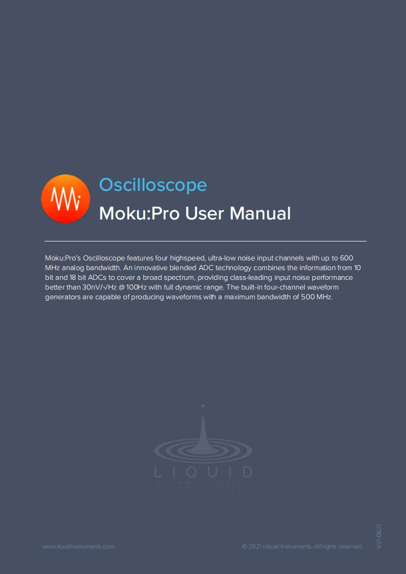 MokuPro_使用说明书手册_oscilloscope_EN