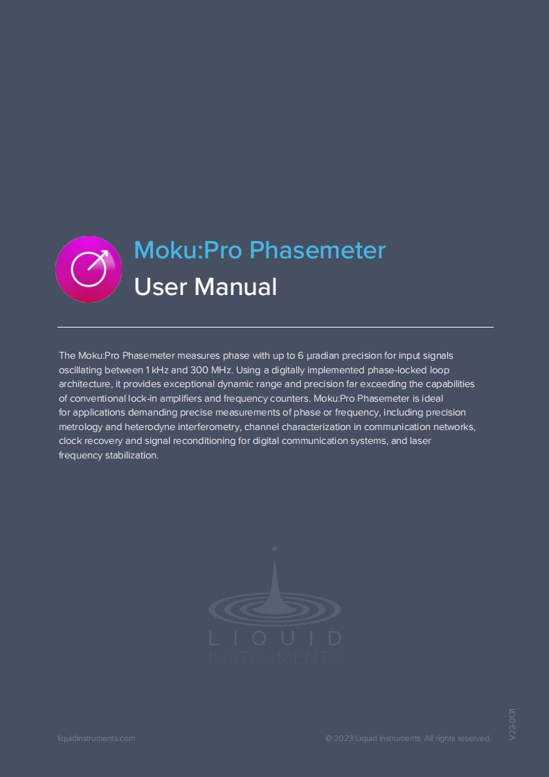 MokuPro_使用说明书手册_phasemeter_EN