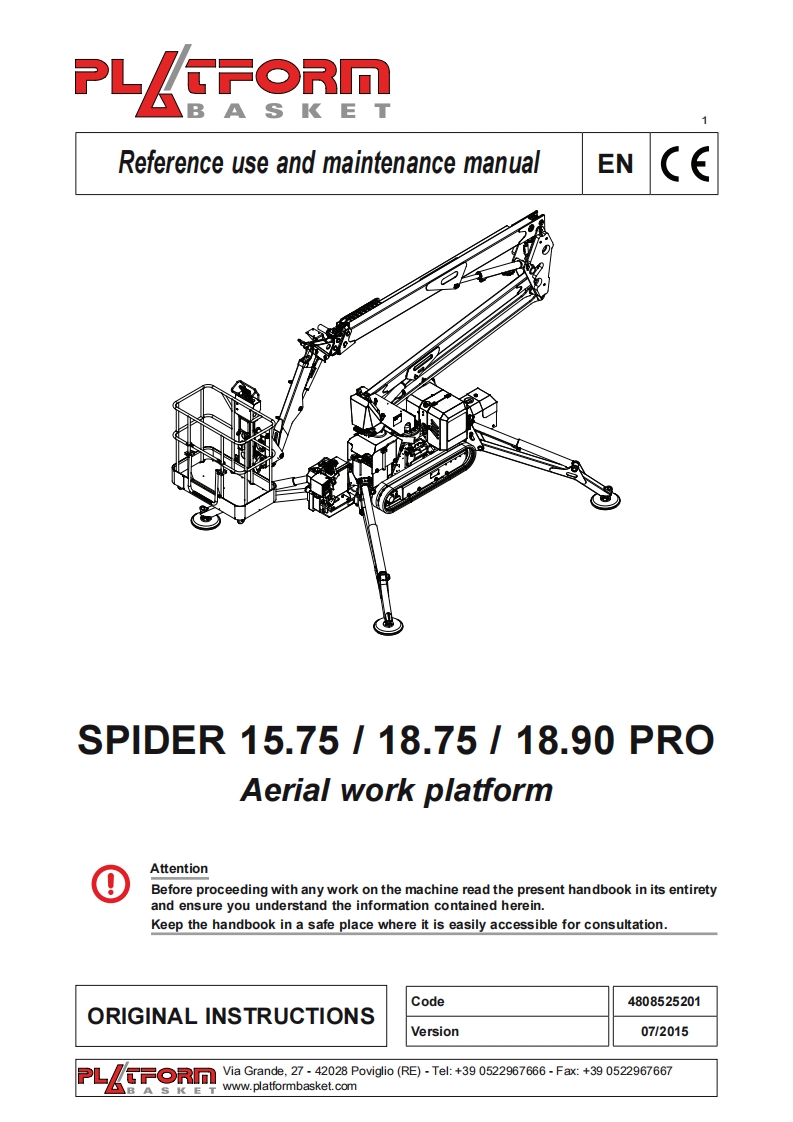 Monitor-1890-Operations-Manual操作与维护保养说明书手册
