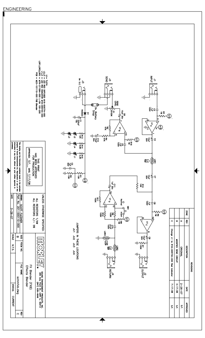 Morley_FXB_Effects_Blender_Schematic电器原理图