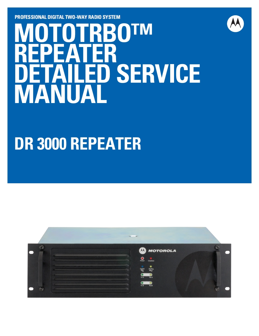 Motorola_DR-3000_detailed_维修说明书手册-找手册网