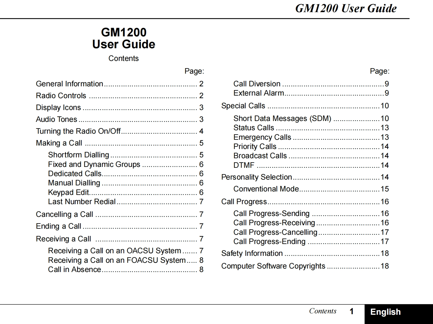 Motorola_GM-1200_使用说明书手册-找手册网