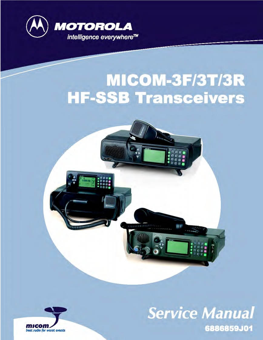 Motorola_Micom-3F_R_T_维修维护电器原理图手册