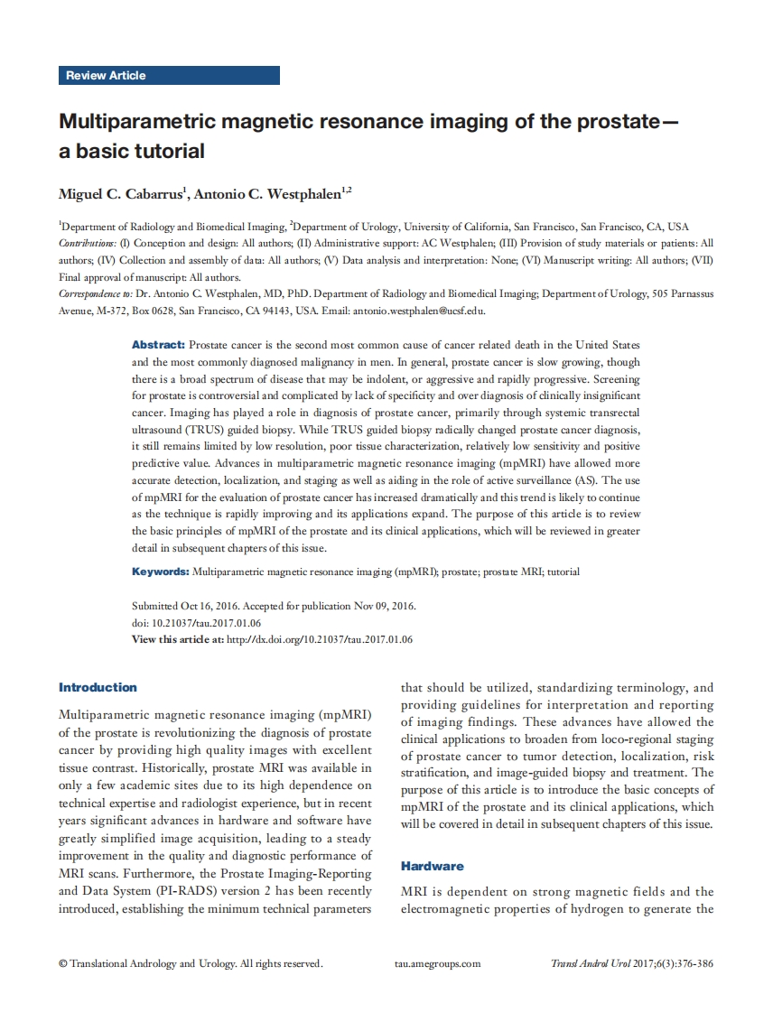 Multiparametric-magnetic-resonance-imaging-of-the-prostate—a-basic-tutorial