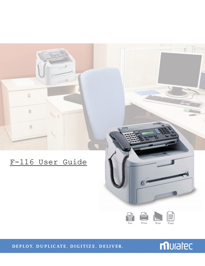 MuratecF-116UserManual操作说明书手册