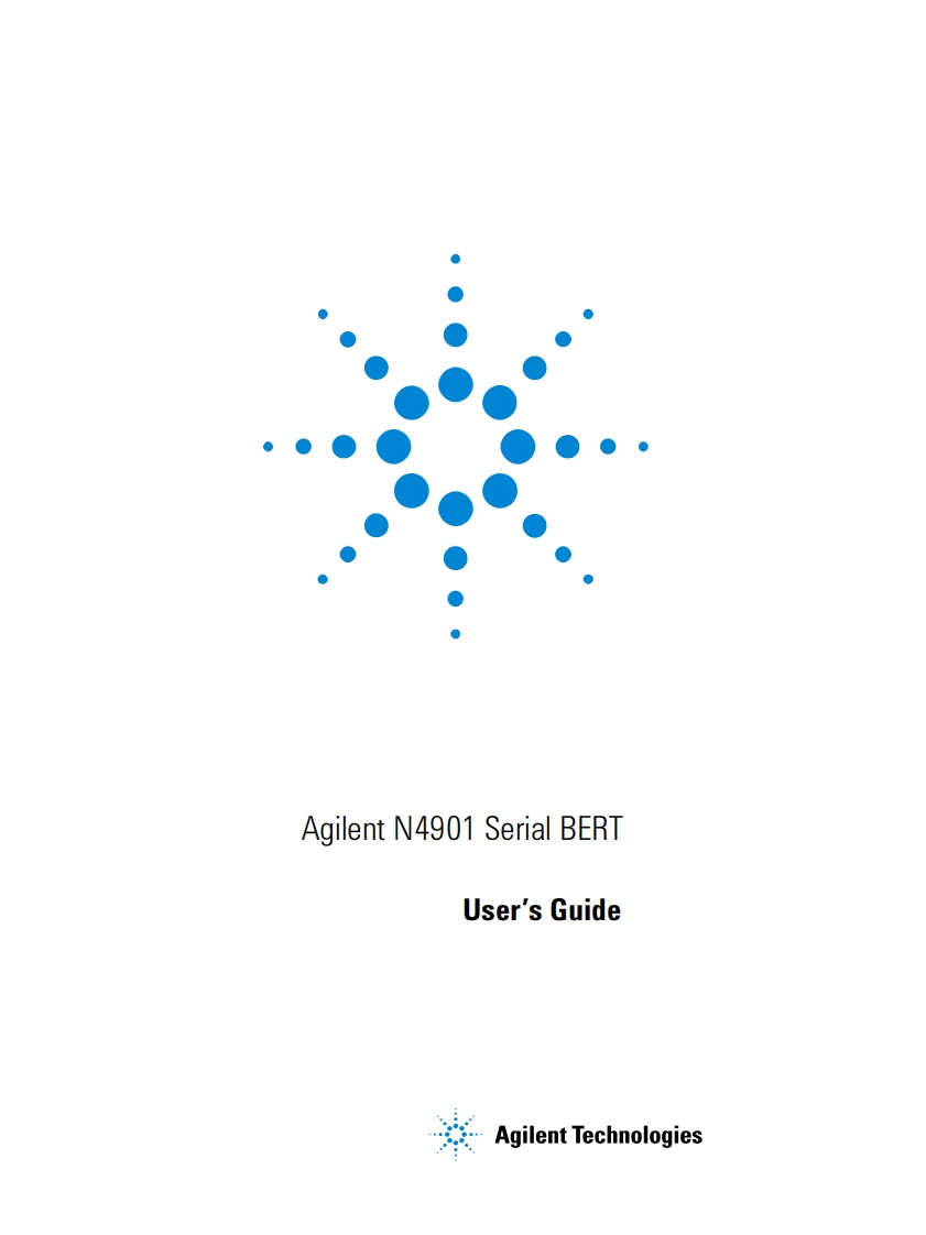 N4901B--用户操作维护说明书手册