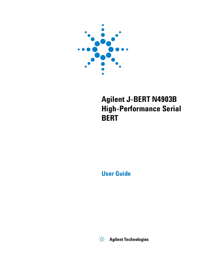 N4903B--用户操作维护说明书手册