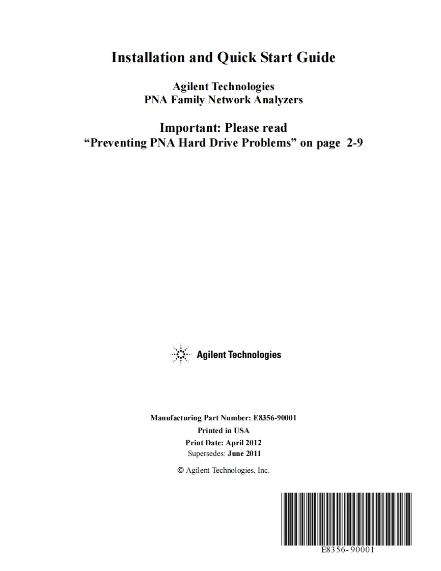 N5242A--Quick_Start_Guide快速操作说明书手册