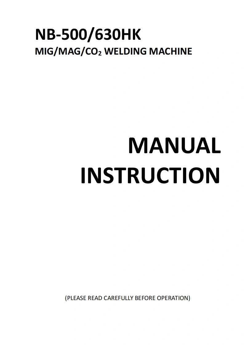 NB-500630HK操作与维护手册