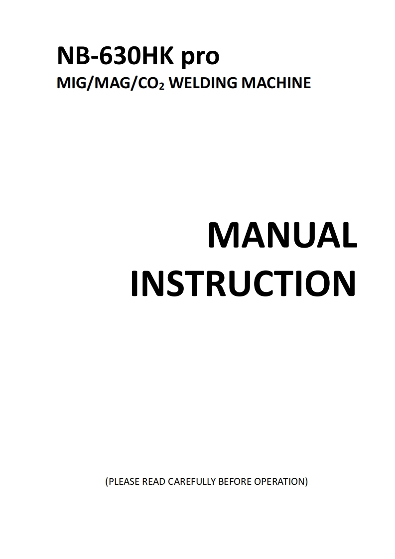 NB-630HK-pro操作与维护手册