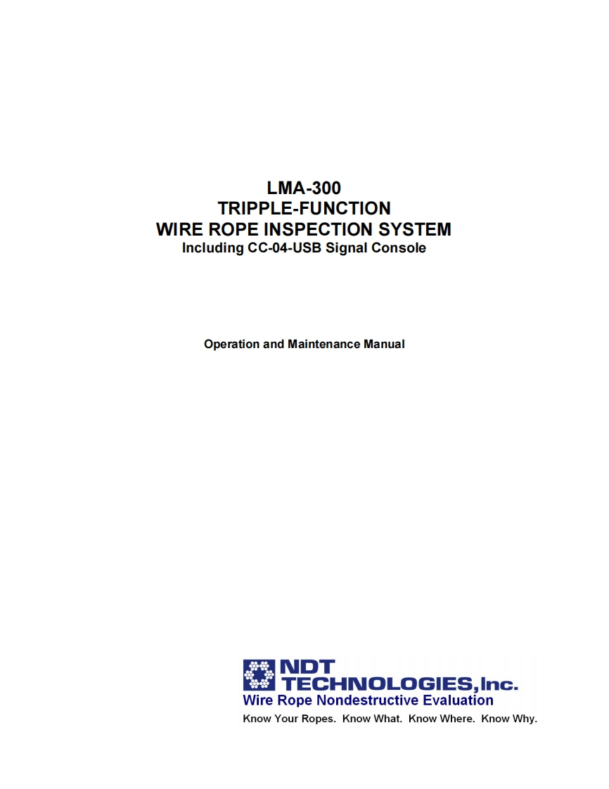 NDT-Technologies-LMA300-User-Manual操作说明书手册新质力文库 - 聚焦新质生产力发展的数字化知识库_行业洞察 / 理论成果 / 实践指南免费下载新质力文库