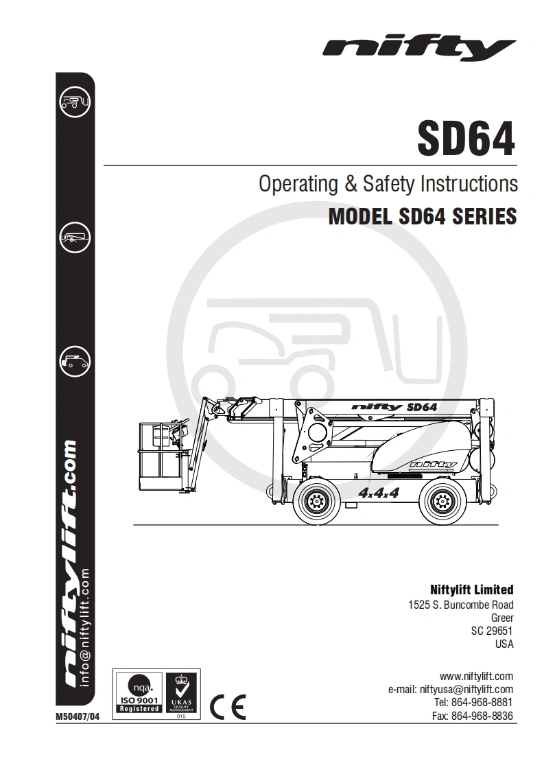 NIFTY-SD64-操作与维护说明书手册