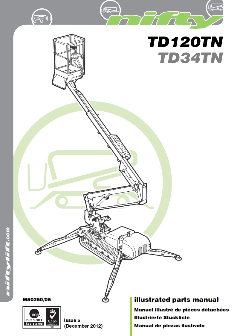 NIFTY-TD34TN_零部件手册