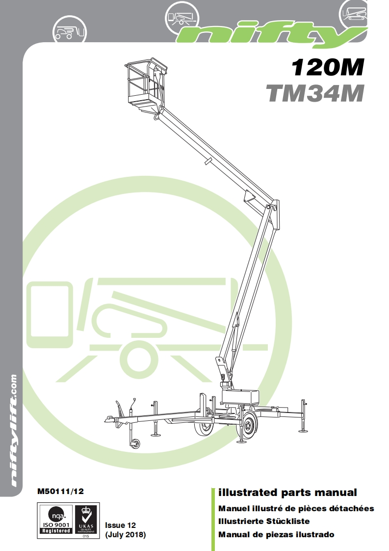 NIFTY-TM34MG-零部件手册