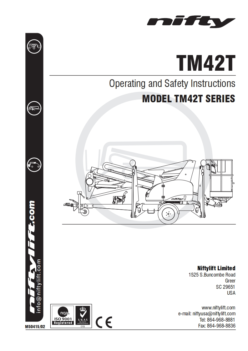 NIFTY-TM42T-操作说明书手册