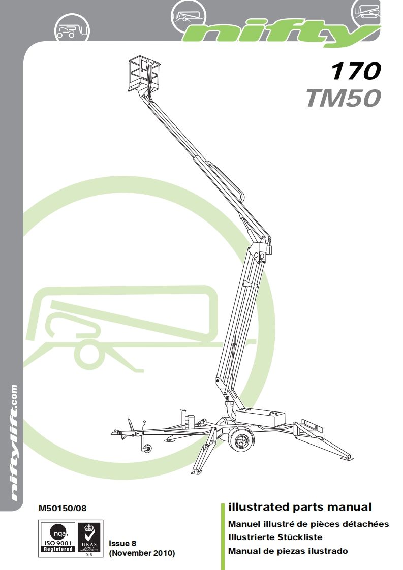 NIFTY-TM50HG_零部件手册
