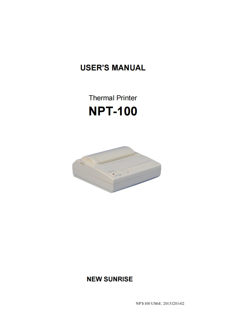 NSR-NPT-100-USER-MANUAL操作说明书手册-turkeymarineservice