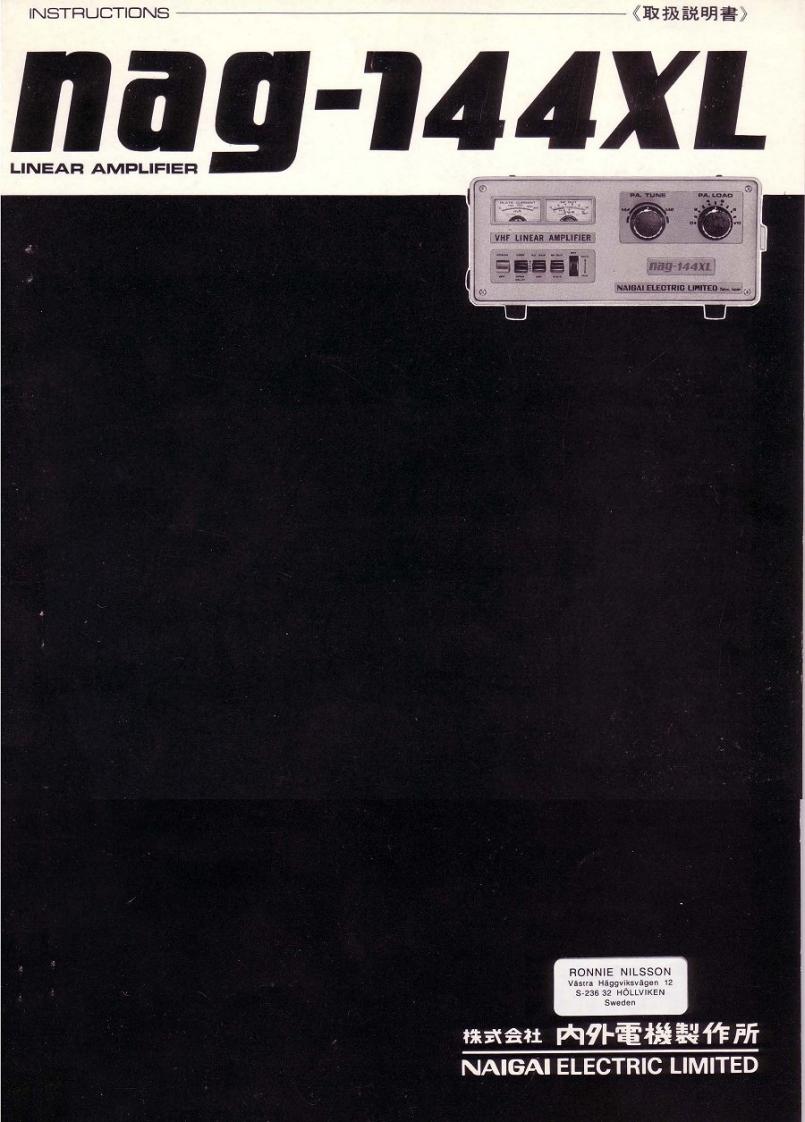 Naigai-NAG-144XL-(Manual操作说明书手册)